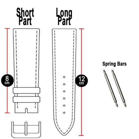 panerai 510 straps|Panerai strap size chart.